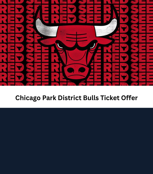 Chicago Bulls logo. Bulls Ticket offer proceed benefit Chicago Parks Inner City Hoops