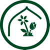 Gardening at home logo.

