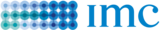 IMC logo: gradient blue overlapping circles and "IMC" in blue.