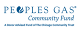 Peoples Gas Community Fund logo.