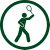 Tennis icon.
